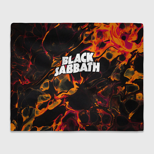 Плед Black Sabbath red lava / 3D-Велсофт – фото 1