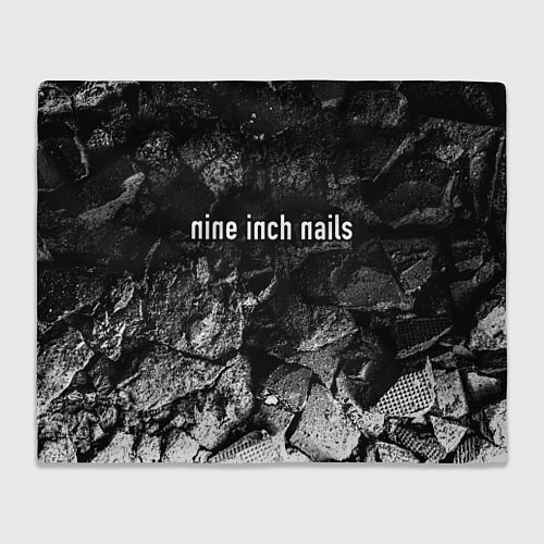 Плед Nine Inch Nails black graphite / 3D-Велсофт – фото 1