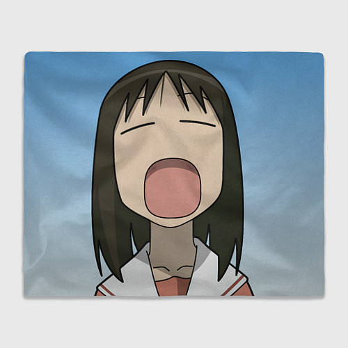 Плед Azumanga Daioh Аюму Касуга зевает / 3D-Велсофт – фото 1