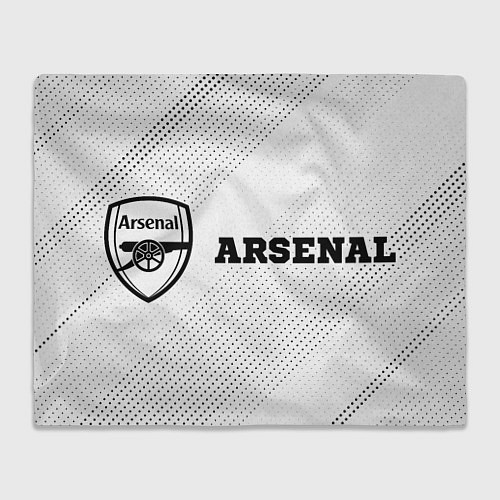 Плед Arsenal sport на светлом фоне по-горизонтали / 3D-Велсофт – фото 1