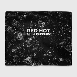 Плед флисовый Red Hot Chili Peppers black ice, цвет: 3D-велсофт