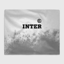 Плед Inter sport на светлом фоне посередине