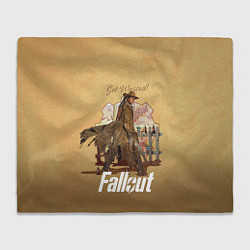 Плед флисовый Фаллаут - Гуль, цвет: 3D-велсофт