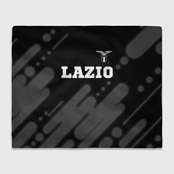 Плед Lazio sport на темном фоне посередине