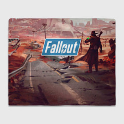 Плед флисовый Fallout 2024, цвет: 3D-велсофт