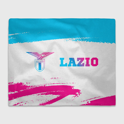 Плед Lazio neon gradient style по-горизонтали / 3D-Велсофт – фото 1