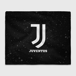 Плед флисовый Juventus sport на темном фоне, цвет: 3D-велсофт