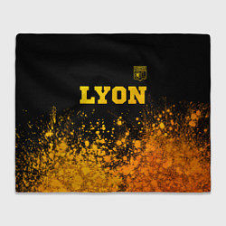 Плед Lyon - gold gradient посередине