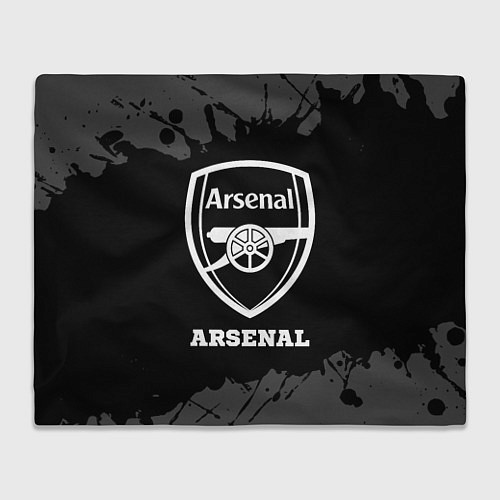 Плед Arsenal sport на темном фоне / 3D-Велсофт – фото 1