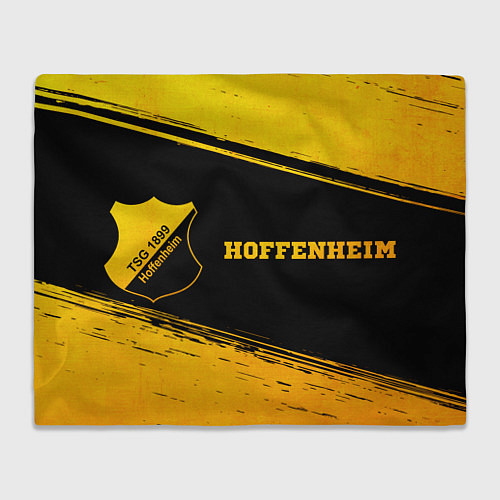 Плед Hoffenheim - gold gradient по-горизонтали / 3D-Велсофт – фото 1