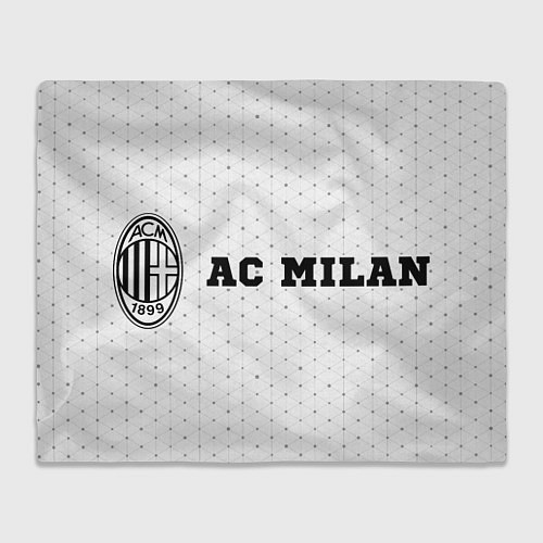 Плед AC Milan sport на светлом фоне по-горизонтали / 3D-Велсофт – фото 1
