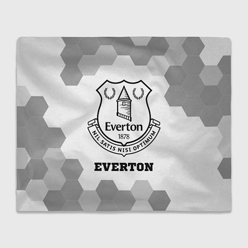 Плед Everton sport на светлом фоне / 3D-Велсофт – фото 1