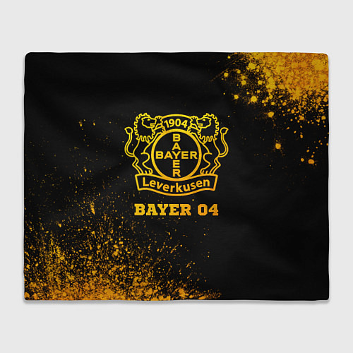 Плед Bayer 04 - gold gradient / 3D-Велсофт – фото 1