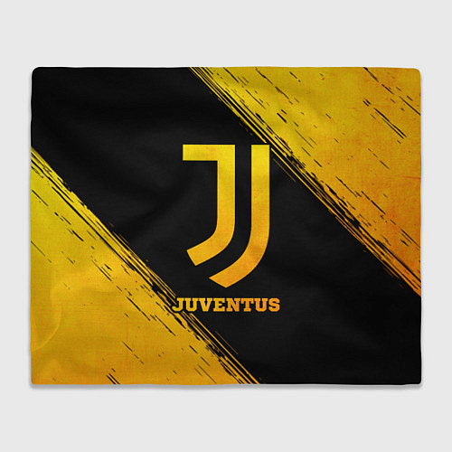 Плед Juventus - gold gradient / 3D-Велсофт – фото 1