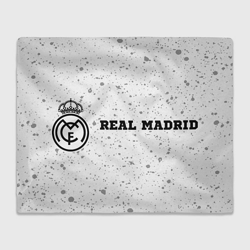 Плед Real Madrid sport на светлом фоне по-горизонтали / 3D-Велсофт – фото 1