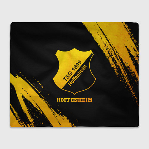 Плед Hoffenheim - gold gradient / 3D-Велсофт – фото 1