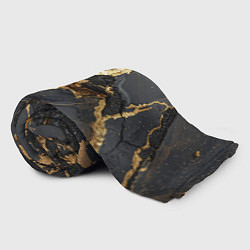 Плед флисовый Золото и черный агат, цвет: 3D-велсофт — фото 2