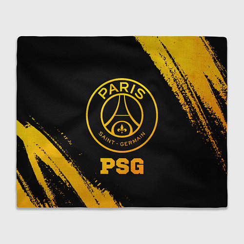 Плед PSG - gold gradient / 3D-Велсофт – фото 1