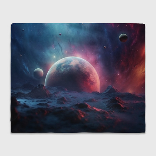 Плед Фантастика космос и планета / 3D-Велсофт – фото 1