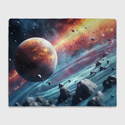 Плед Объемный космос и планеты