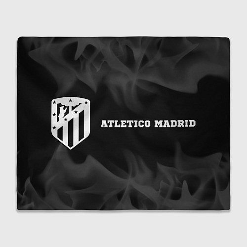 Плед Atletico Madrid sport на темном фоне по-горизонтал / 3D-Велсофт – фото 1