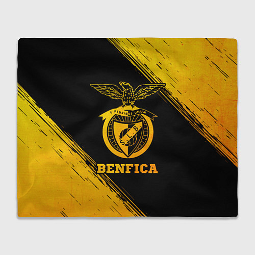 Плед Benfica - gold gradient / 3D-Велсофт – фото 1