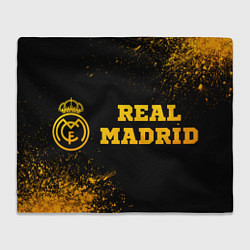 Плед Real Madrid - gold gradient по-горизонтали