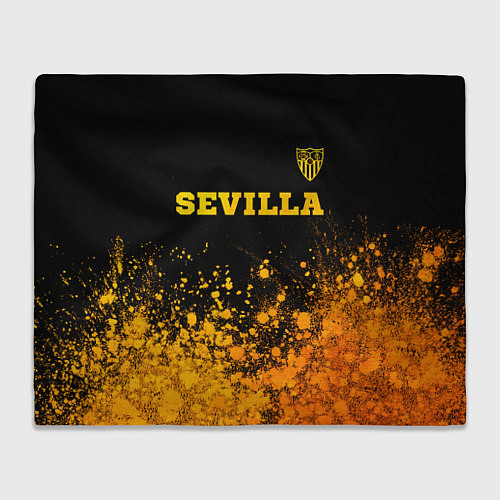 Плед Sevilla - gold gradient посередине / 3D-Велсофт – фото 1