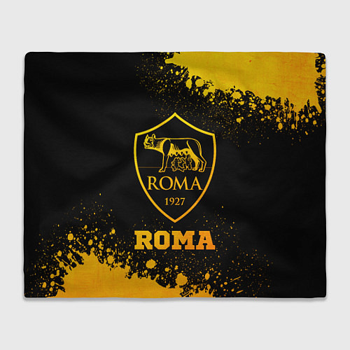 Плед Roma - gold gradient / 3D-Велсофт – фото 1