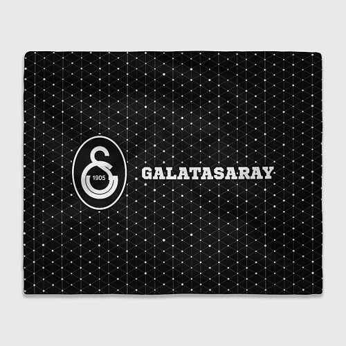 Плед Galatasaray sport на темном фоне по-горизонтали / 3D-Велсофт – фото 1