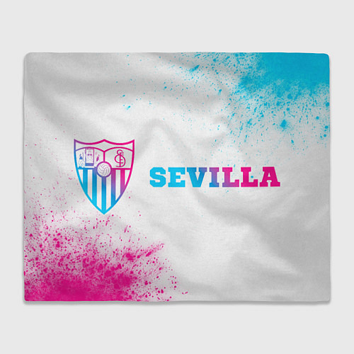 Плед Sevilla neon gradient style по-горизонтали / 3D-Велсофт – фото 1