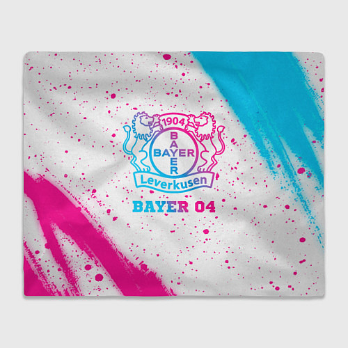 Плед Bayer 04 neon gradient style / 3D-Велсофт – фото 1