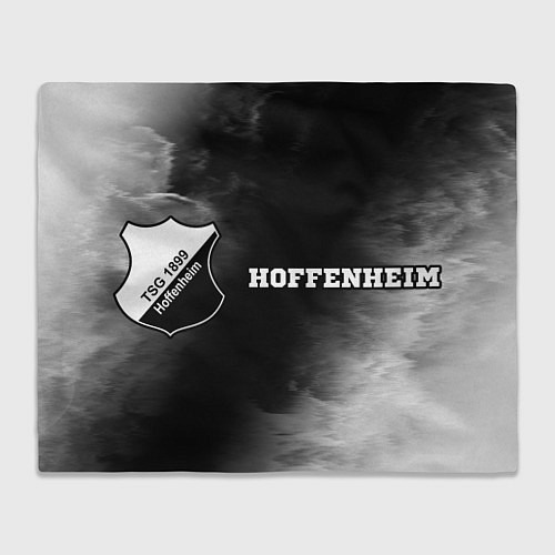 Плед Hoffenheim sport на темном фоне по-горизонтали / 3D-Велсофт – фото 1
