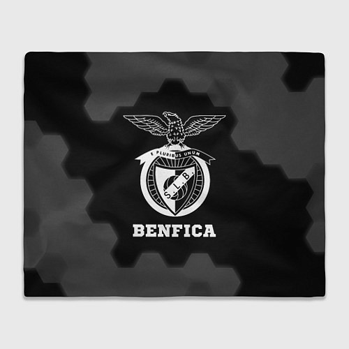 Плед Benfica sport на темном фоне / 3D-Велсофт – фото 1