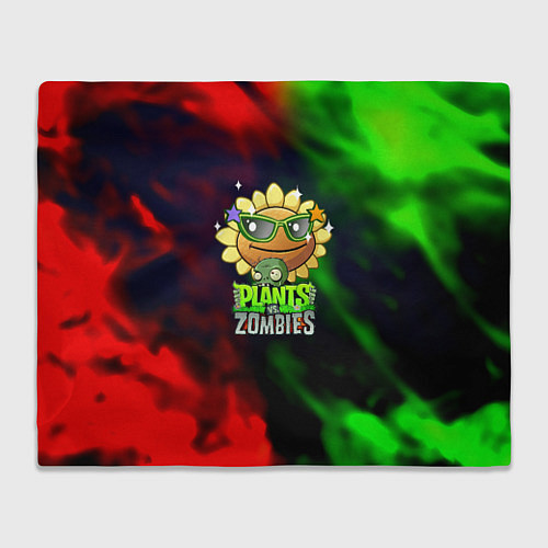 Плед Plants vs zombies огненный градиент / 3D-Велсофт – фото 1