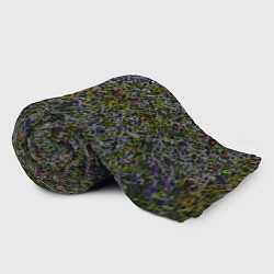 Плед флисовый Абстрактные разноцветные контуры, цвет: 3D-велсофт — фото 2