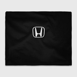 Плед Honda white logo