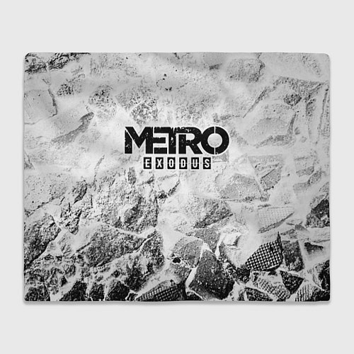 Плед Metro Exodus white graphite / 3D-Велсофт – фото 1