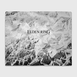 Плед флисовый Elden Ring white graphite, цвет: 3D-велсофт