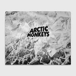 Плед Arctic Monkeys white graphite