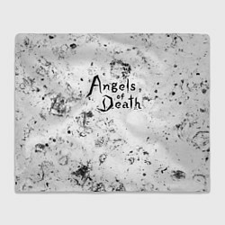 Плед флисовый Angels of Death dirty ice, цвет: 3D-велсофт