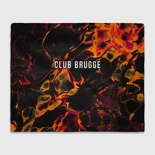 Плед Club Brugge red lava / 3D-Велсофт – фото 1