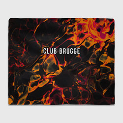 Плед Club Brugge red lava