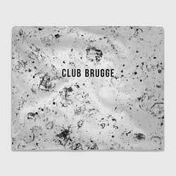 Плед флисовый Club Brugge dirty ice, цвет: 3D-велсофт
