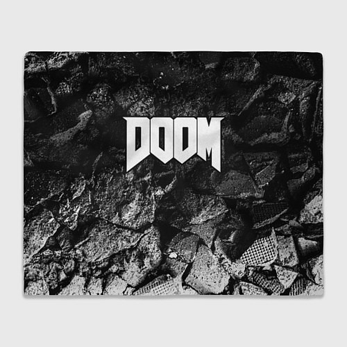 Плед Doom black graphite / 3D-Велсофт – фото 1