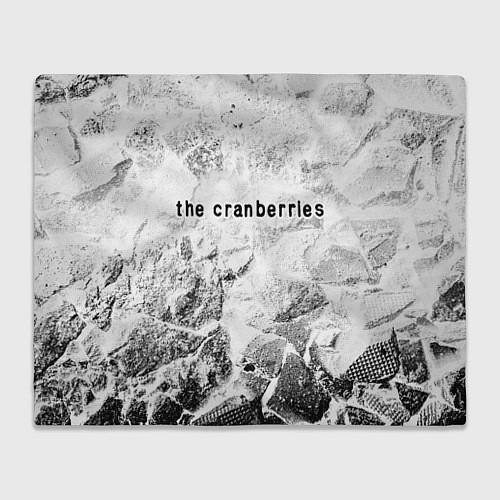 Плед The Cranberries white graphite / 3D-Велсофт – фото 1