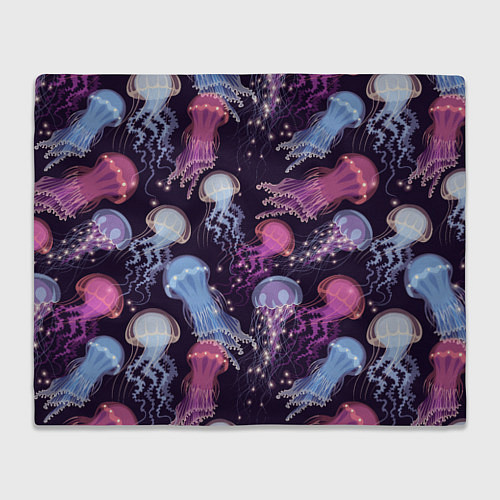 Плед Светящиеся медузы / 3D-Велсофт – фото 1