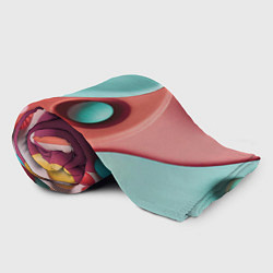 Плед флисовый Пластилиновый медальон с шариками, цвет: 3D-велсофт — фото 2