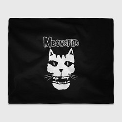 Плед флисовый Misfits - Meowsfits, цвет: 3D-велсофт