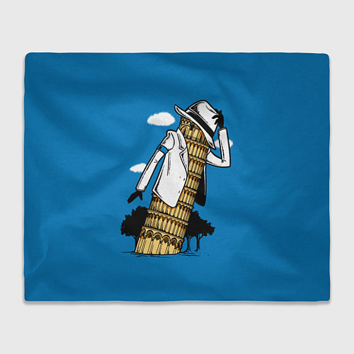 Плед Пизанская башня - Майкл Джексон / 3D-Велсофт – фото 1